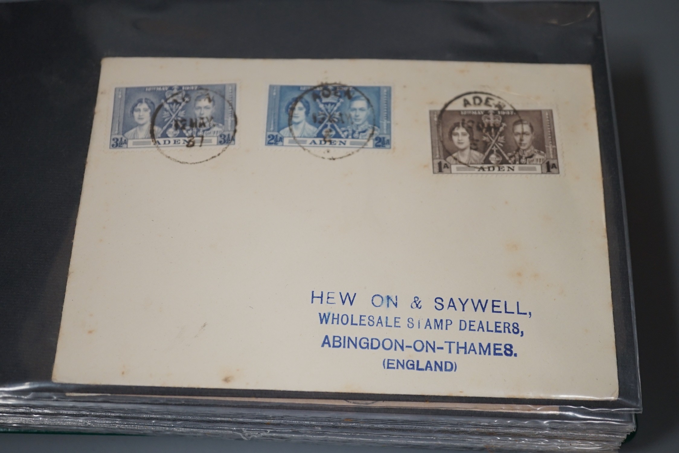 Fifty six Coronation commonwealth first day covers